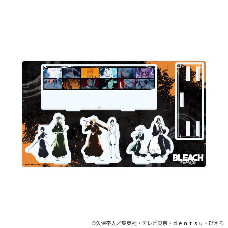 プレミアム アクリルジオラマプレート「BLEACH 千年血戦篇」04/集合デザイン(グラフアートスケッチイラスト)