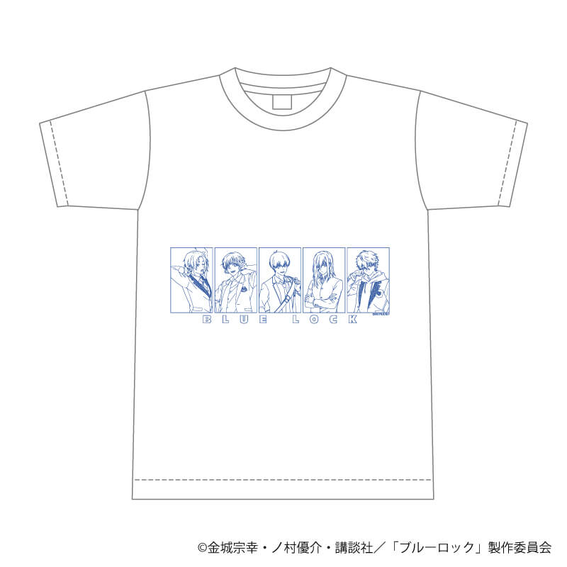 【限定商品】Tシャツ「TVアニメ『ブルーロック』」01/制服ver. 線画デザイン(描き下ろし)(Mサイズ)