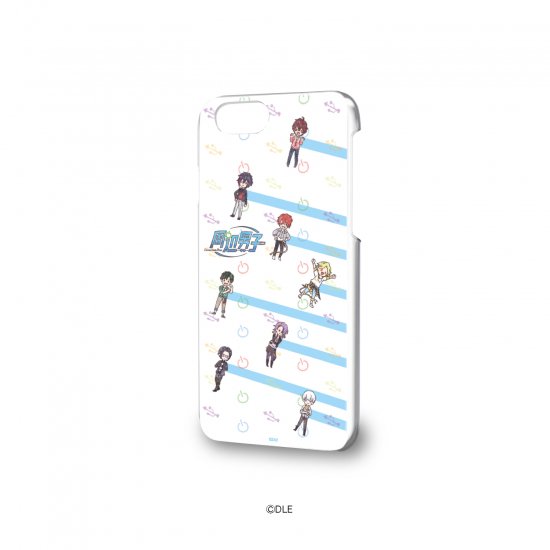 ハードケース(iPhone6/6s/7/8兼用)「周辺男子-Connectable Boys-」01/ちりばめデザイン(グラフアートイラスト)
