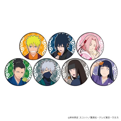 Naruto ナルト 疾風伝 缶バッジ Naruto ナルト 疾風伝 01 食べ歩きver コンプリートbox 全7種 アニメ キャラクターグッズの通販なら Eeo Store