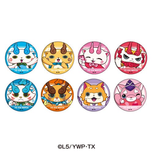 【限定商品】缶バッジ「妖怪ウォッチ」07/犬 コンプリートBOX(全8種)(ミニキャラ)