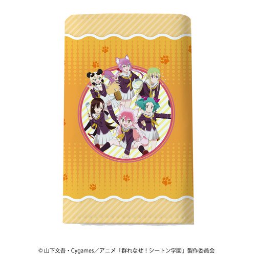 群れなせ シートン学園 キャラキーケース 群れなせ シートン学園 01 散りばめデザイン アニメ キャラクターグッズの通販なら Eeo Store