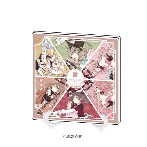 アクリルアートボード「チョコケーキ6姉妹」01/イースターver.