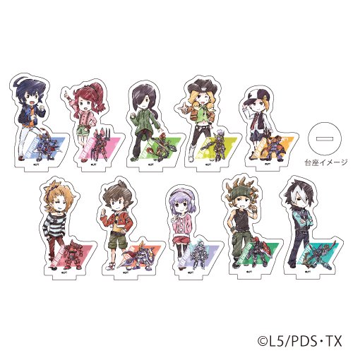 Eeo Store公式通販サイト アクリルぷちスタンド ダンボール戦機w 02 コンプリートbox 全10種 グラフアート