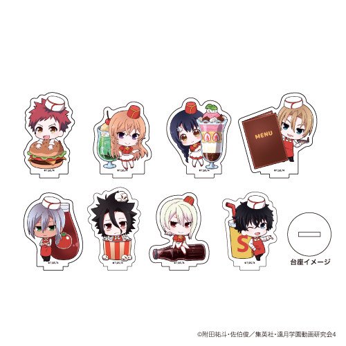 Eeo Store公式通販サイト アクリルぷちスタンド 食戟のソーマ 03 ダイナーver ボックス 全8種 フォトきゃら