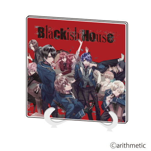 アクリルアートボード「Blackish House」01/集合デザイン