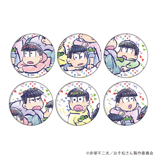 缶バッジ「おそ松さん」18/場面写ver. コンプリートBOX(全6種)(グラフ