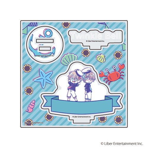 アクリルフィギュアプレート「アイ★チュウEtoile Stage」02/Twinkle Bell マリンver.(80’s Candy Art)(イラスト)
