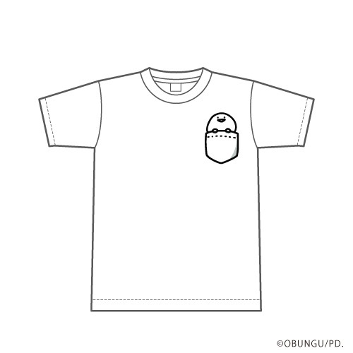 【限定商品】Tシャツ「お文具といっしょ」01/ポケットデザインA(描き下ろし)(Mサイズ)