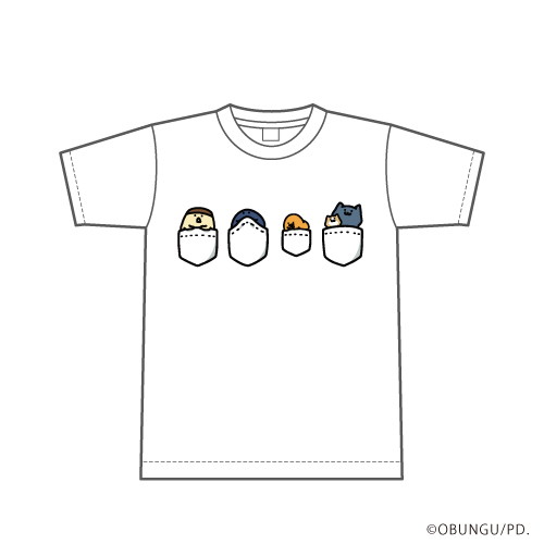 【限定商品】Tシャツ「お文具といっしょ」02/ポケットデザインB(描き下ろし)(Mサイズ)