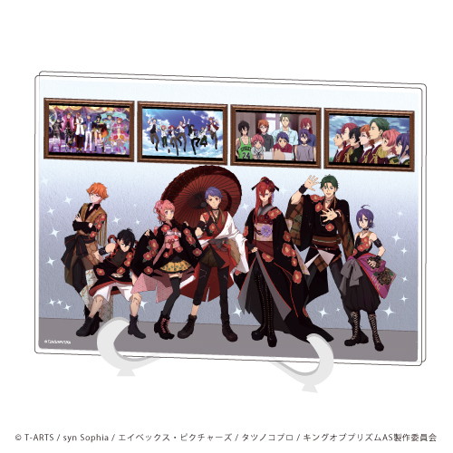 アクリルアートボード(A5サイズ)「KING OF PRISM ALL STARS -プリズムショー☆ベストテン-」01/和ロックver. 集合デザイン