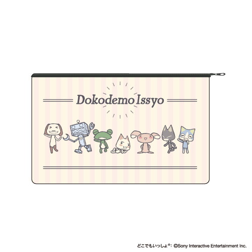 キャラポーチ「どこでもいっしょ Design produced by Sanrio」01/ピンク DAY BY DAYver.(イラスト)