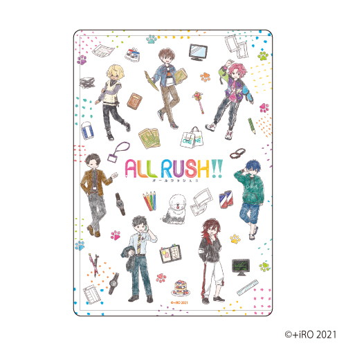 キャラクリアケース「ALL RUSH!!」01/集合デザイン(グラフアート)