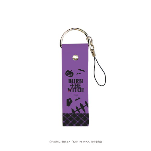 ビッグレザーストラップ「BURN THE WITCH」01/ニニー・スパンコール  ハロウィンver,(ミニキャラ)