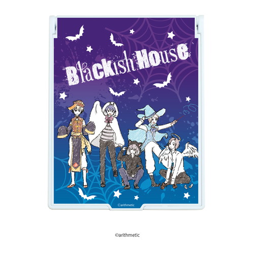 デカキャラミラー「Blackish House」04/整列デザイン② ハロウィンver. (グラフアートイラスト)