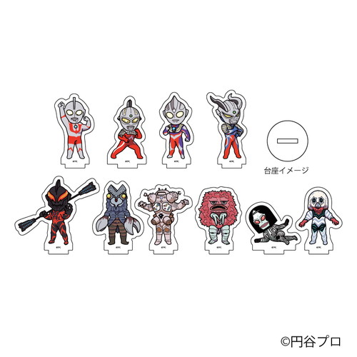 アクリルぷちスタンド「ウルトラマンシリーズ」03/コンプリートBOX(全10種)(POP Art)
