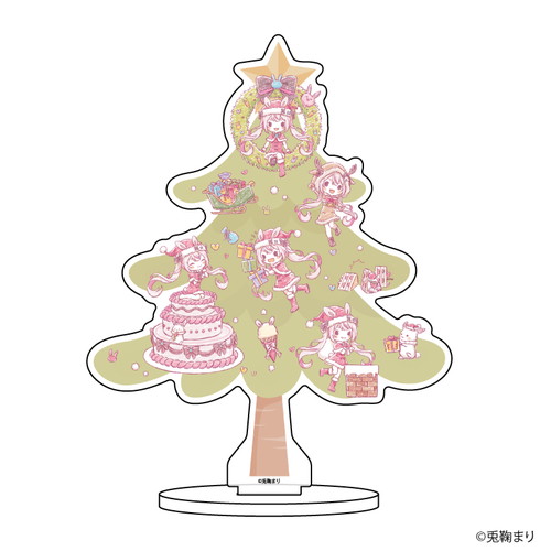 キャラアクリルフィギュア「兎鞠まり」02/ツリーデザイン クリスマスver.(グラフアートイラスト)