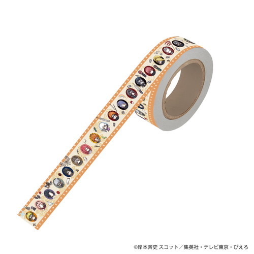 【限定商品】マスキングテープ「NARUTO－ナルト－ 疾風伝」01/整列デザイン(グラフアートイラスト)