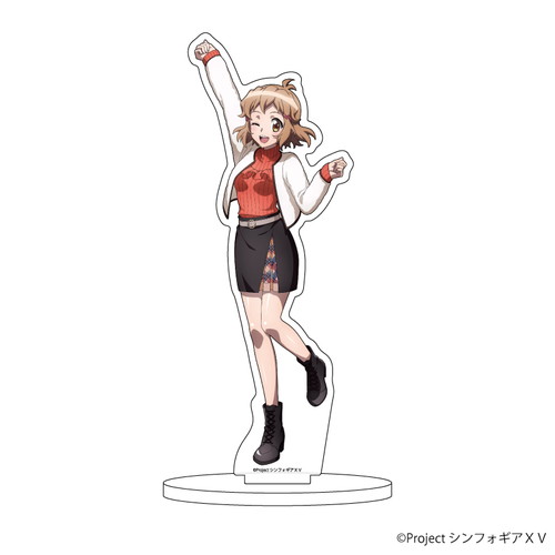 Eeo Store公式通販サイト キャラアクリルフィギュア 戦姫絶唱シンフォギアｘｖ 19 立花響 冬デートver 描き下ろし