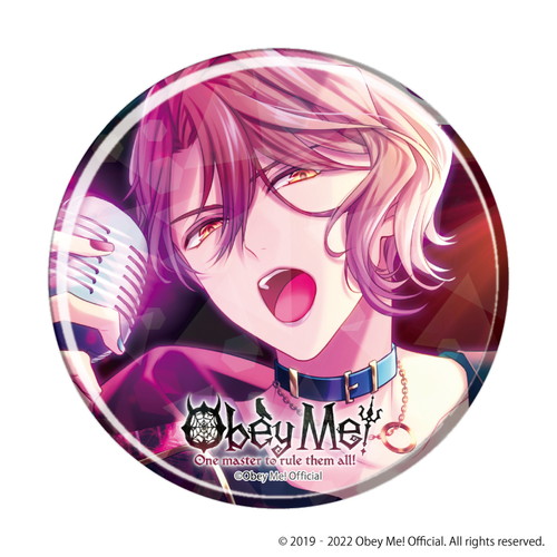 ホログラム缶バッジ(65mm)「Obey Me!」02/ブラインド(7種)(イラスト)