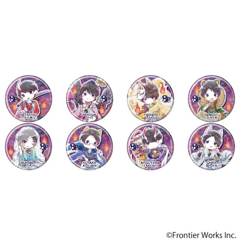 Eeo Store公式通販サイト ホログラム缶バッジ 65mm 8p 01 百鬼夜行第二弾ver コンプリートbox 全8種 グラフアート