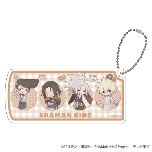 スライド式小物ケース「TVアニメ『SHAMAN KING』」01/カフェver. オレンジ(レトロアートイラスト)