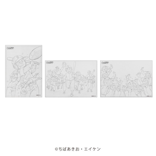 REPLICA GENGA　3枚セット「キャプテン」01/キャラクター原画