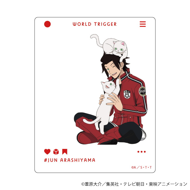 アクリルカード「ワールドトリガー」01/猫ver. コンプリートBOX(全10種)(描き下ろし)