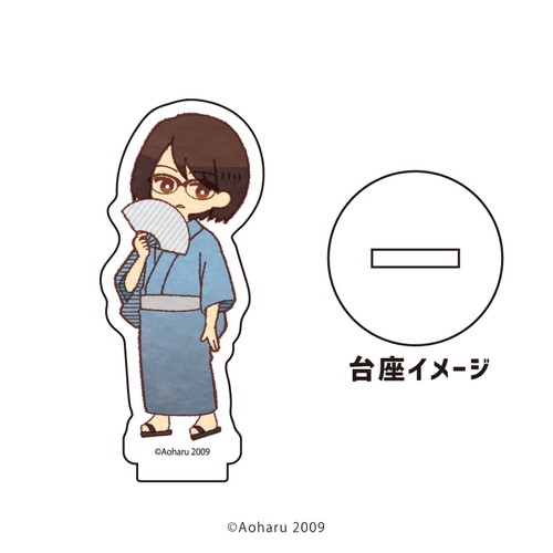 アクリルぷちスタンド「青春鉄道」05/浴衣ver. コンプリートBOX(全7種)(レトロアートイラスト)