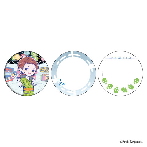 65㎜缶バッジ＆缶デコカバー2枚セット「グノーシア」09/シピ 夏祭りver.(グラフアート)