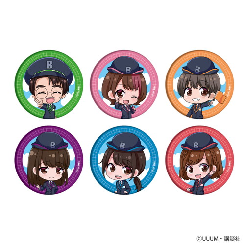 缶バッジ ボンボンtv 01 コンプリートbox 全6種 ミニキャライラスト アニメ キャラクターグッズの通販ならeeo Store