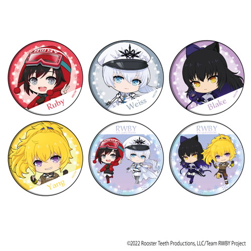 缶バッジ「RWBY 氷雪帝国」01/コンプリートBOX(全6種)(ミニキャラ