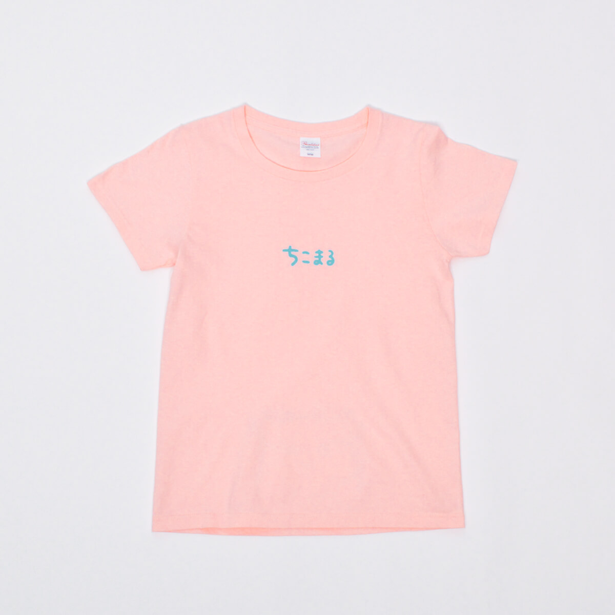 Tシャツ「ちこまる」ちこまるビクビク/ベビーピンク
