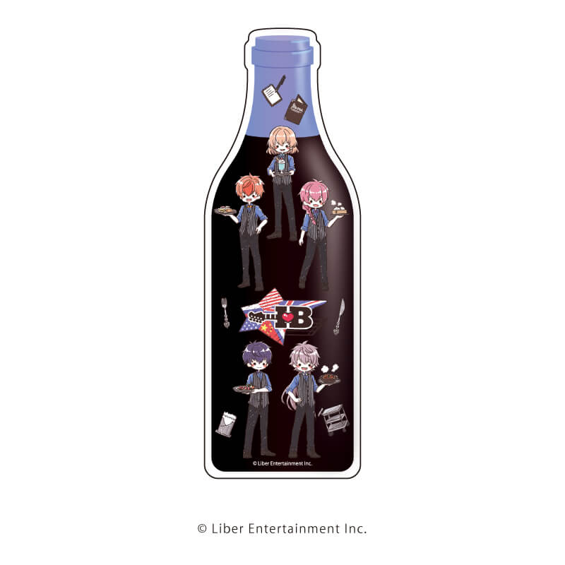 コレクションボトル「アイ★チュウ Étoile Stage」03/I♥B 飲食店ver. (グラフアートイラスト)