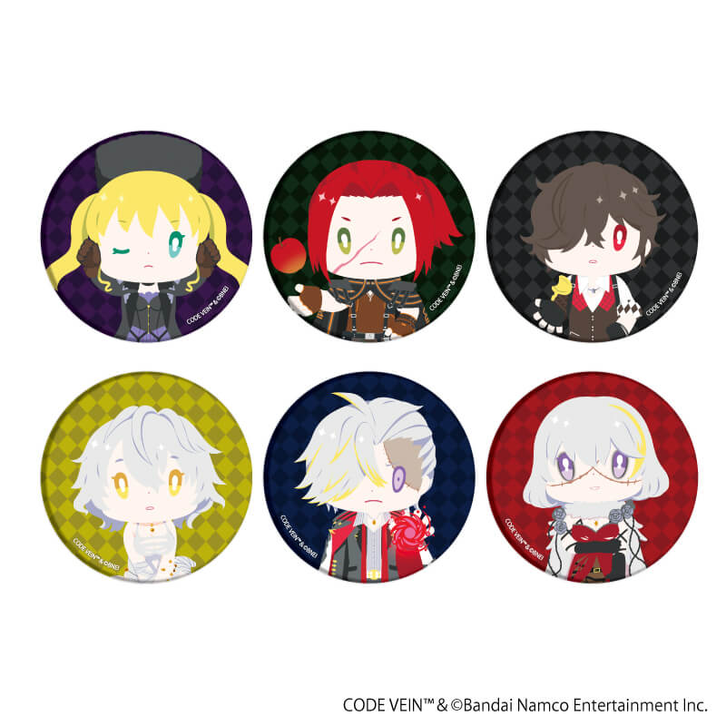 缶バッジ Code Vein 01 トレーディング 6種 ミニキャライラスト アニメ キャラクターグッズの通販ならeeo Store 缶バッジ Code Vein 01 トレーディング 6種 ミニキャライラスト アニメ キャラクターグッズの通販ならeeo Store