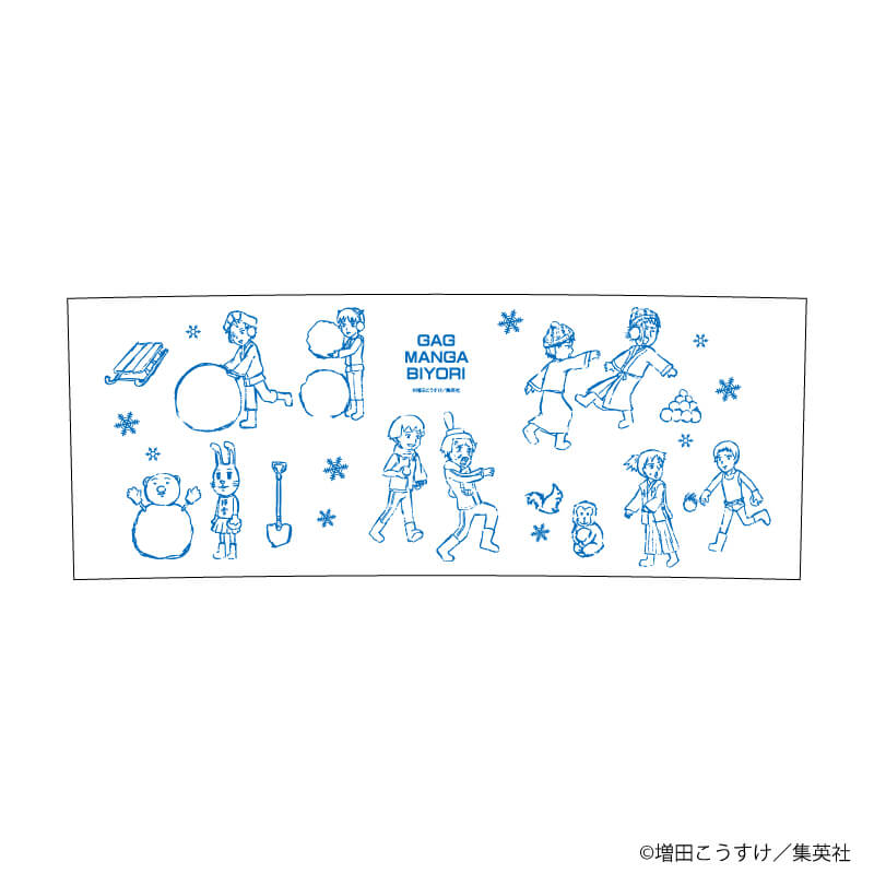マグカップ「ギャグマンガ日和」01/集合デザイン 雪合戦ver.(グラフアートイラスト)