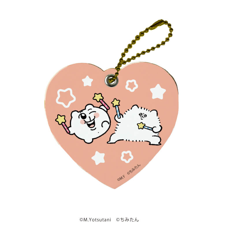 キャラレザーチャーム「毛玉犬×ホワイトキャラクターズ」01/コンプリートBOX(全6種)(公式イラスト)