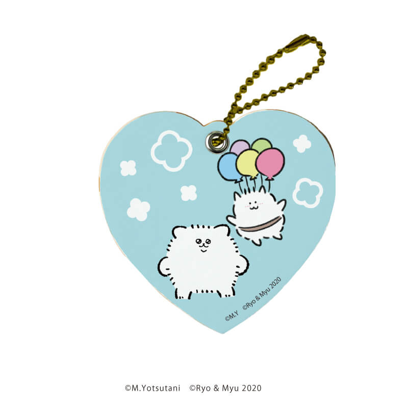 キャラレザーチャーム「毛玉犬×ホワイトキャラクターズ」01/ブラインド(6種)(公式イラスト)