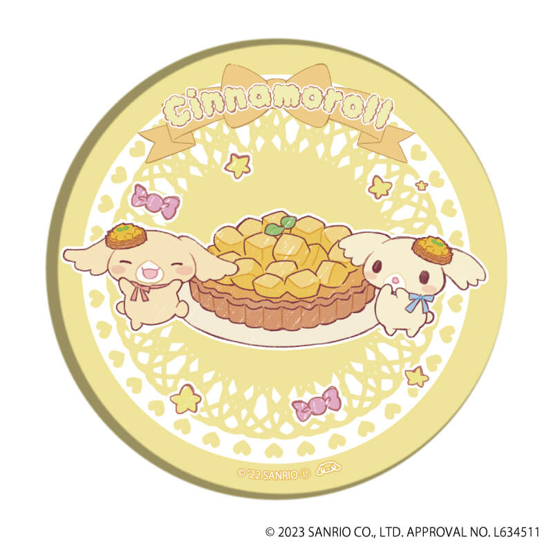 缶バッジ「シナモロール」02/スイーツパーティー コンプリートBOX(全9種)(グラフアートイラスト)