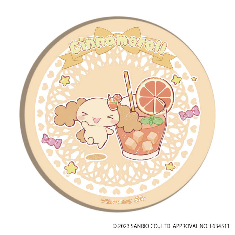缶バッジ「シナモロール」02/スイーツパーティー ブラインド(9種)(グラフアートイラスト)
