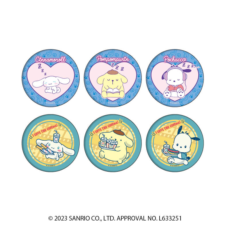 缶バッジ「サンリオキャラクターズ」02/犬キャラ コンプリートBOX(全6種)
