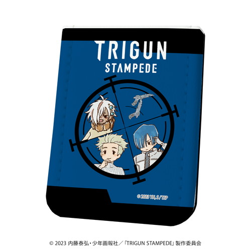 レザーフセンブック「TRIGUN STAMPEDE」02/ブルー(グラフアートイラスト)