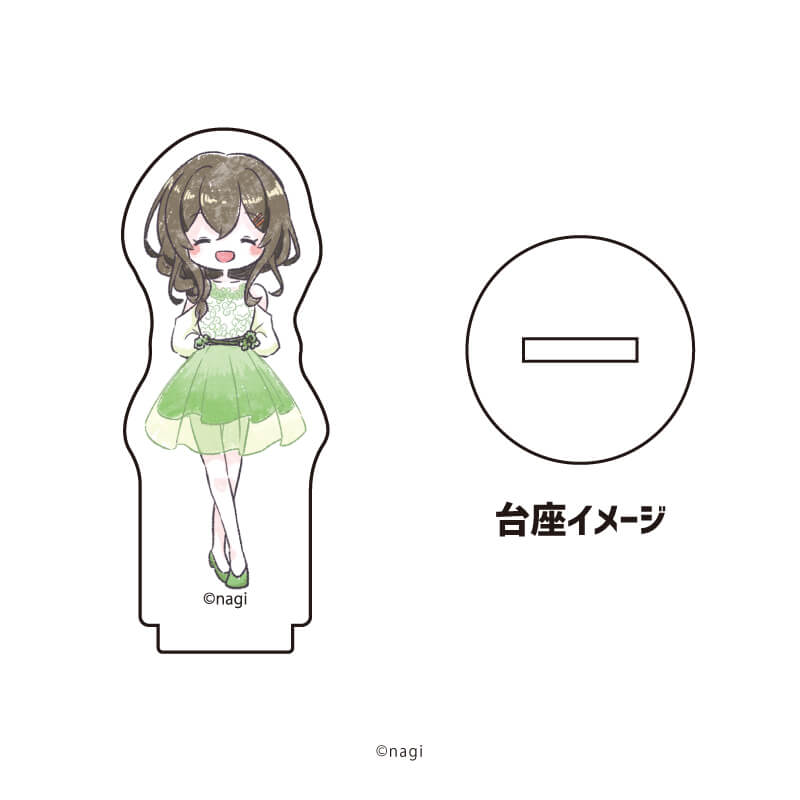 アクリルぷちスタンド「ナギ」01/ブラインド(5種)(グラフアートイラスト)