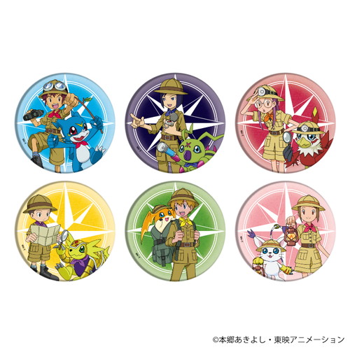 缶バッジ「デジモンアドベンチャー02」04/探検ver. コンプリートBOX(全