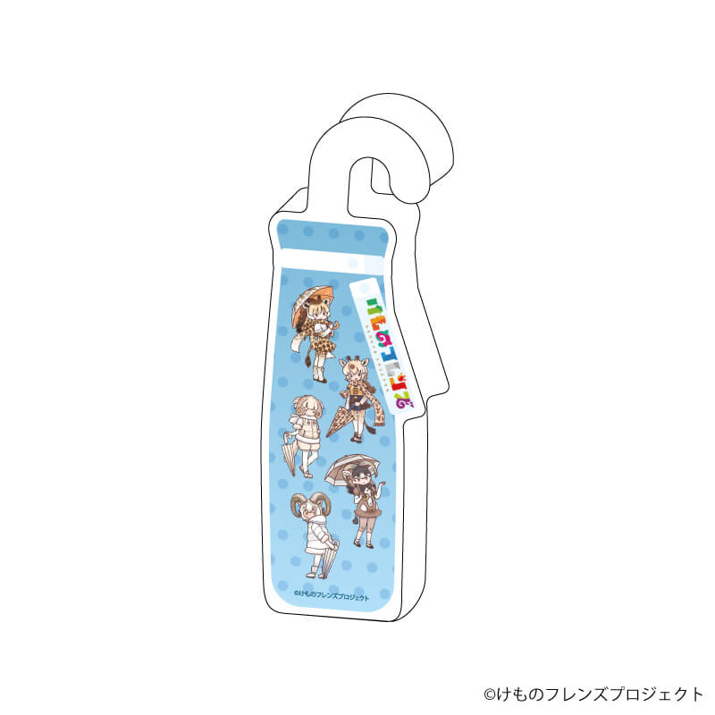 コレクションボトル「けものフレンズ」04/散りばめデザインA  梅雨ver.(グラフアートイラスト)