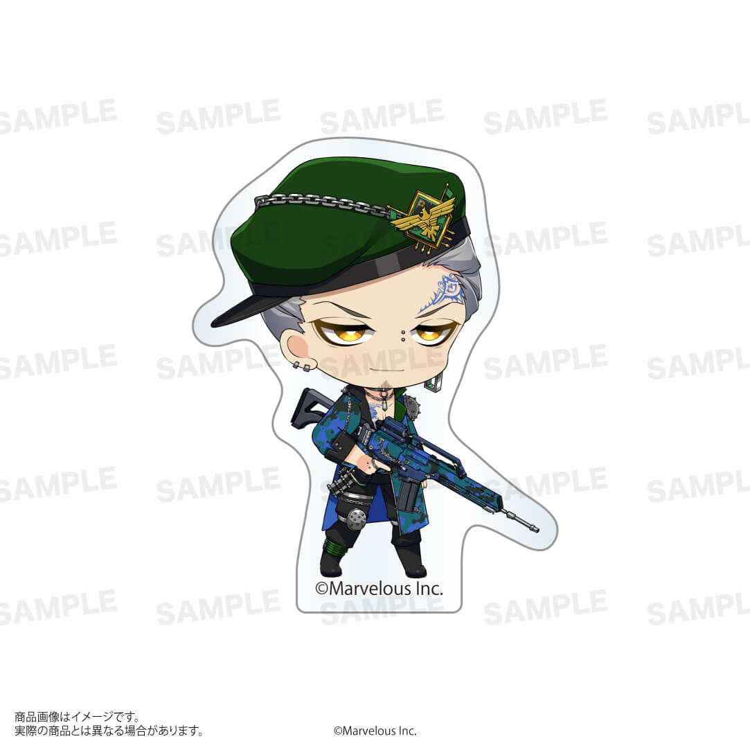 「千銃士:Rhodoknight」トレーディングダイカットアクリルブロック C BOX