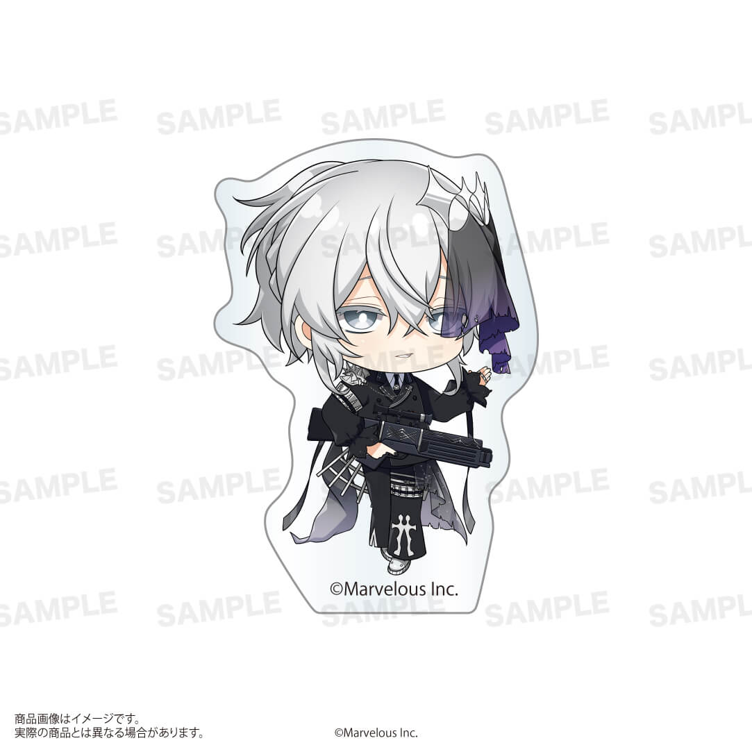 「千銃士:Rhodoknight」トレーディングダイカットアクリルブロック C BOX