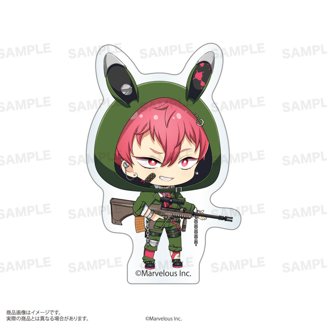 「千銃士:Rhodoknight」トレーディングダイカットアクリルブロック C BOX