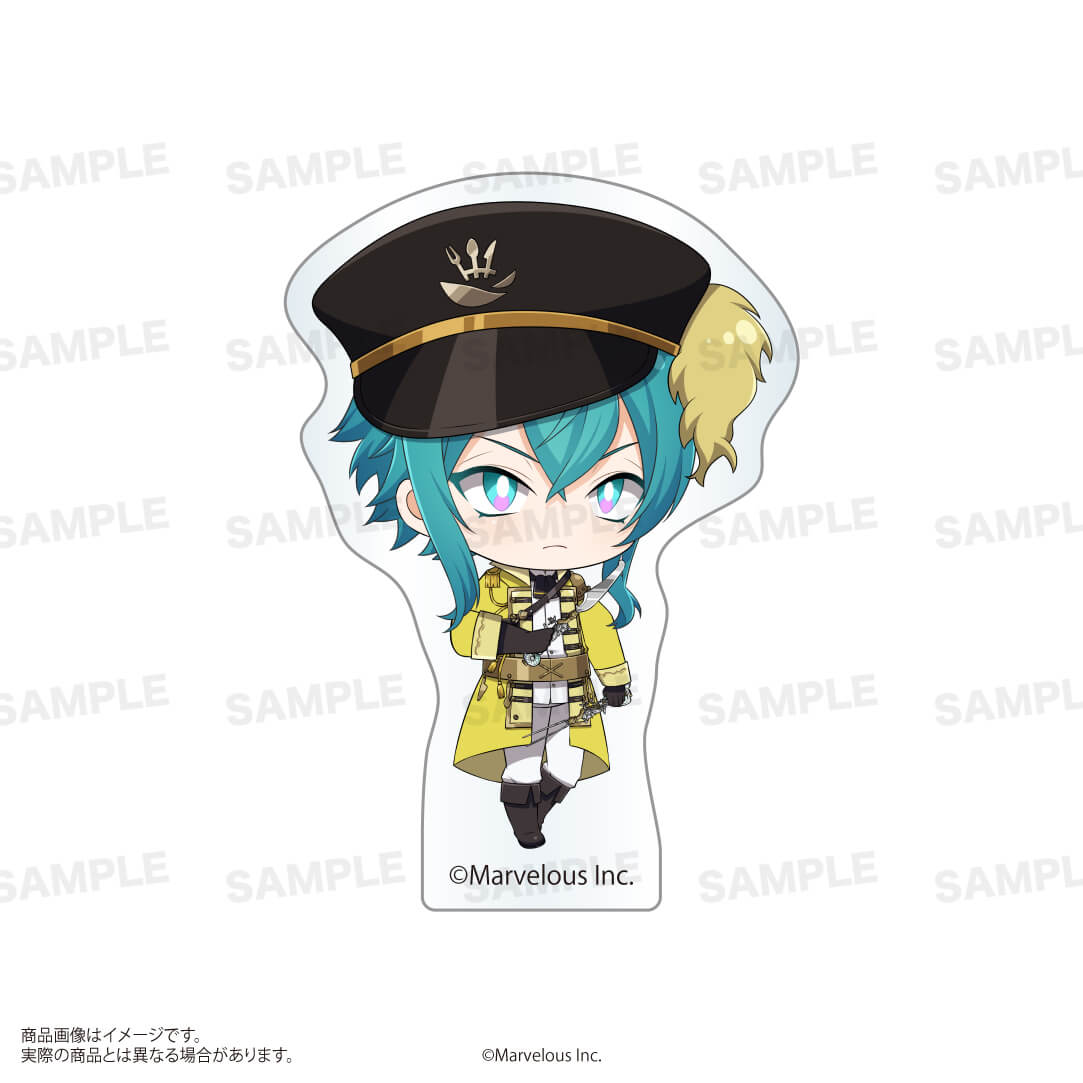 「千銃士:Rhodoknight」トレーディングダイカットアクリルブロック C BOX