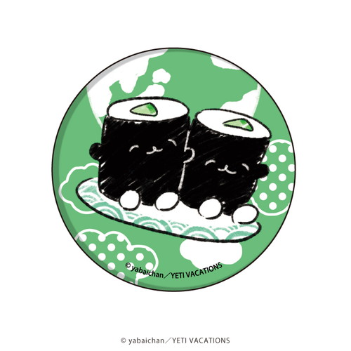 缶バッジ「おしゅしだよ」04/コンプリートBOX(全10種)(グラフアートイラスト)